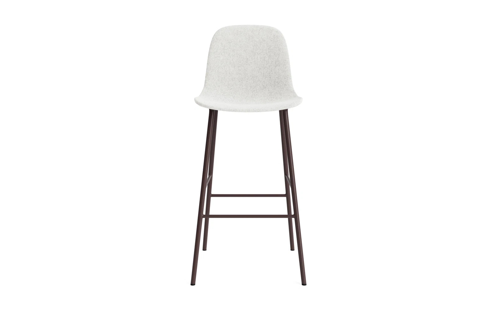 Form Barstuhl 75 cm gepolstert  Braun Stahl Hallingdal in Hallingdal 110 präsentiert im Onlineshop von KAQTU Design AG. Barstuhl ist von Normann Copenhagen