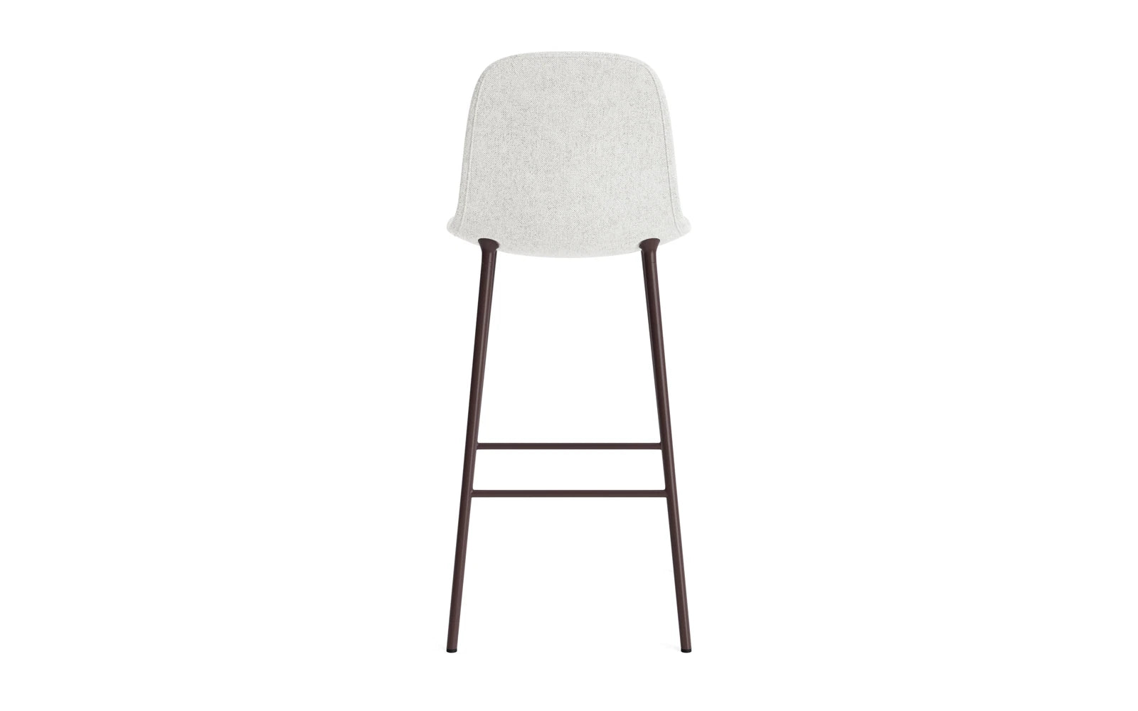 Form Barstuhl 75 cm gepolstert  Braun Stahl Hallingdal in Hallingdal 110 präsentiert im Onlineshop von KAQTU Design AG. Barstuhl ist von Normann Copenhagen