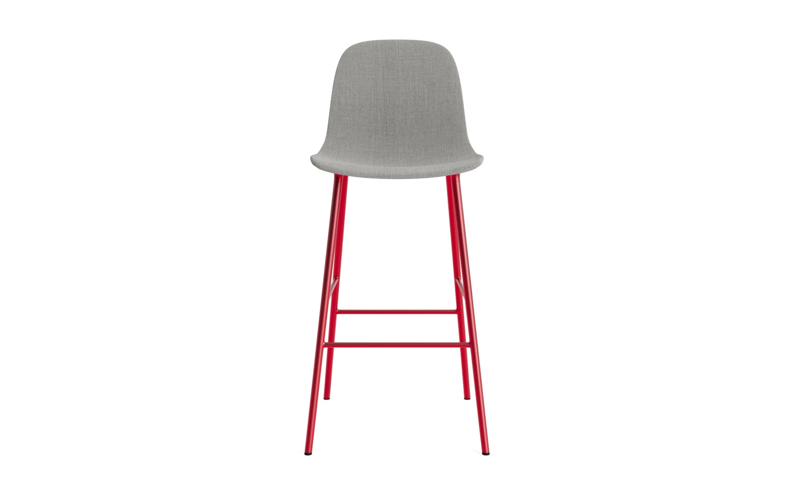 Form Barstuhl 75 cm gepolstert Leuchtendes Rot Stahl Remix in Remix 133 präsentiert im Onlineshop von KAQTU Design AG. Barstuhl ist von Normann Copenhagen