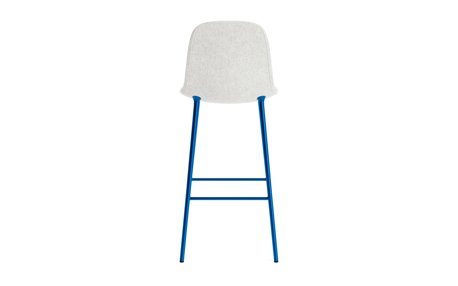 Form Barstuhl 75 cm gepolstert  Leuchtendes blau Stahl Hallingdal in Hallingdal 110 präsentiert im Onlineshop von KAQTU Design AG. Barstuhl ist von Normann Copenhagen