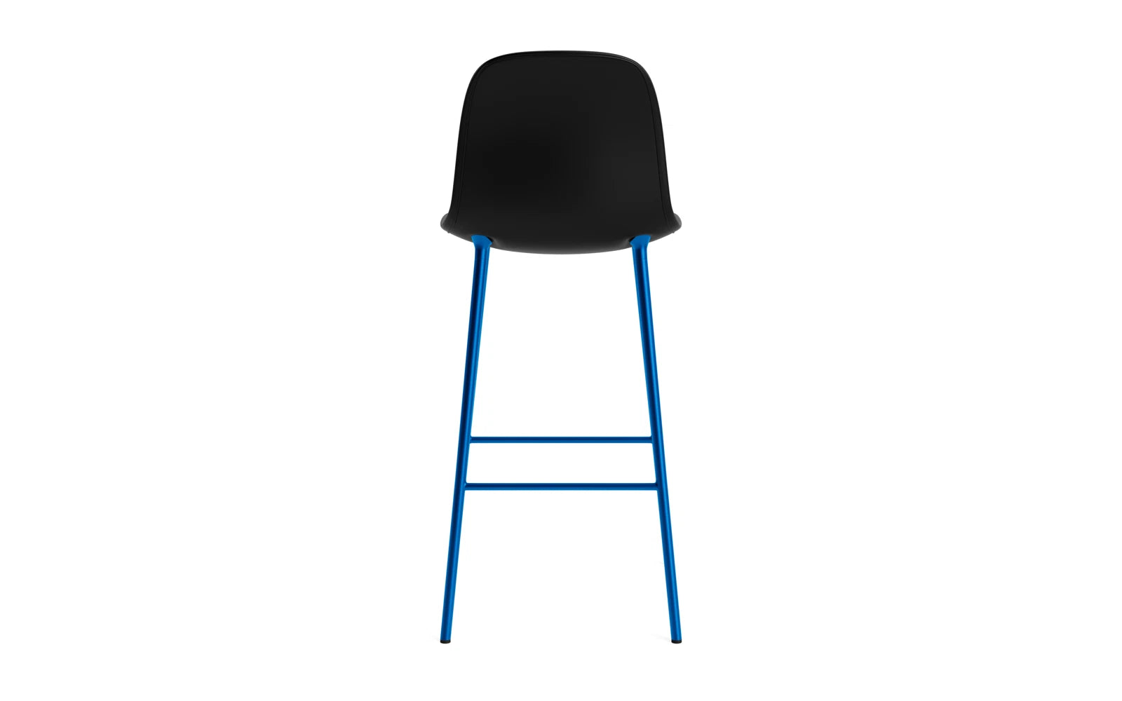 Form Barstuhl 75 cm gepolstert Leuchtendes Blau stahl/Ultra leder in Ultra 41599 präsentiert im Onlineshop von KAQTU Design AG. Barstuhl ist von Normann Copenhagen