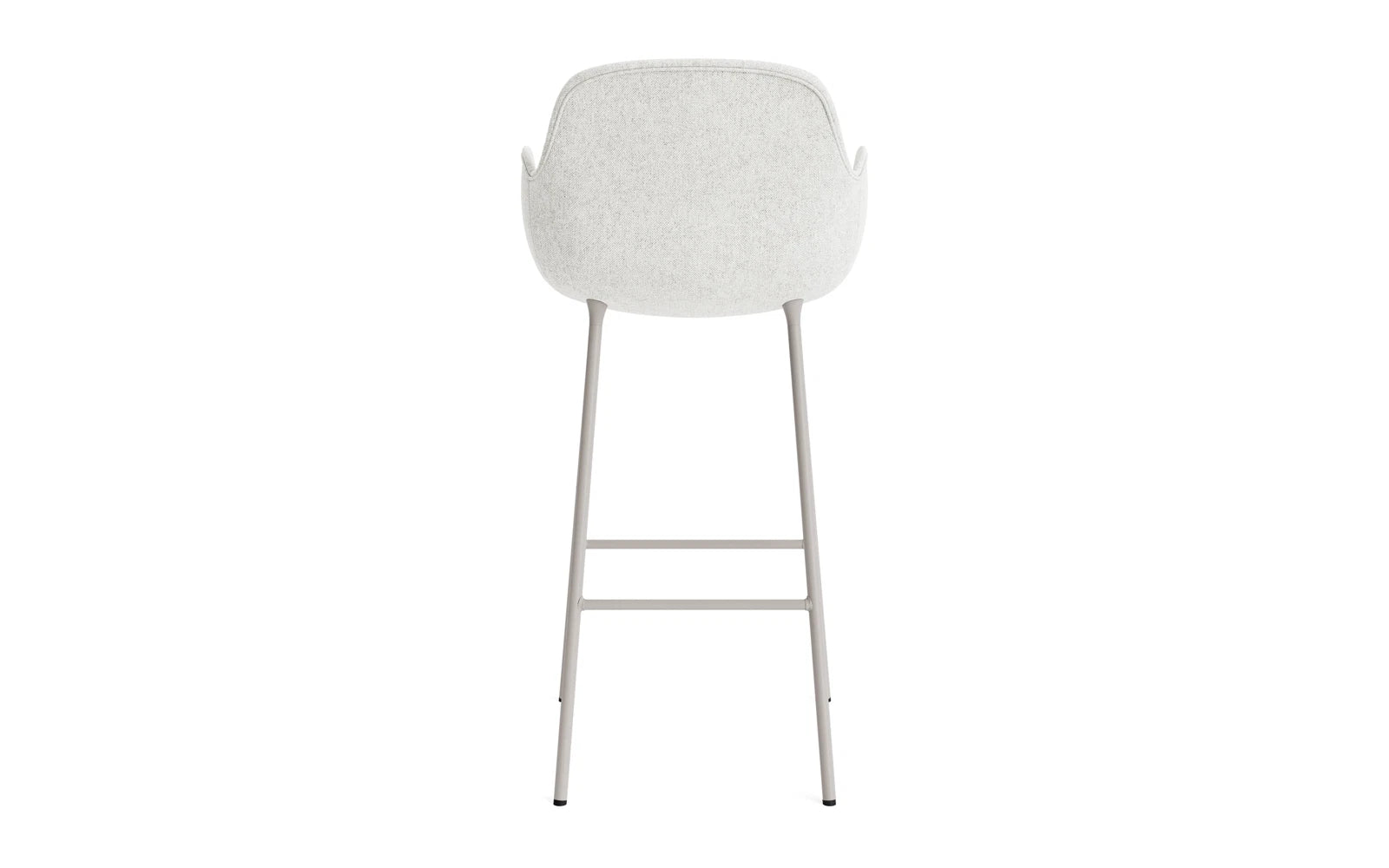 Form Barstuhl mit Armlehne 75 cm gepolstert Warmes grau Stahl Hallingdal in Hallingdal 110 präsentiert im Onlineshop von KAQTU Design AG. Barstuhl ist von Normann Copenhagen