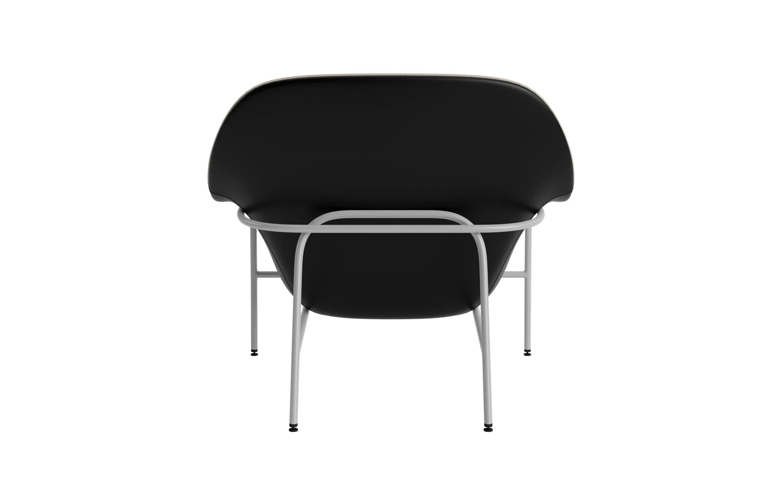 Drape Lounge-Sessel niedrig Grau stahl Ultra in Ultra 41599 präsentiert im Onlineshop von KAQTU Design AG. Sessel ist von Normann Copenhagen