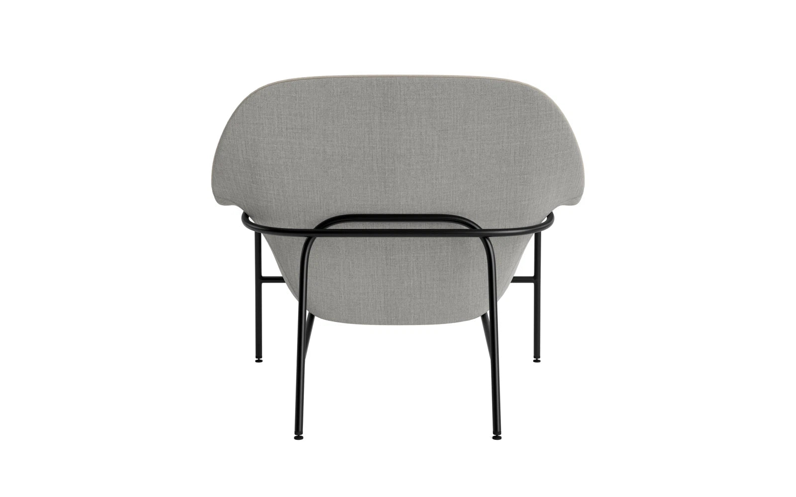 Drape Lounge-Sessel niedrig Schwarz stahl Remix in Remix 133 präsentiert im Onlineshop von KAQTU Design AG. Sessel ist von Normann Copenhagen