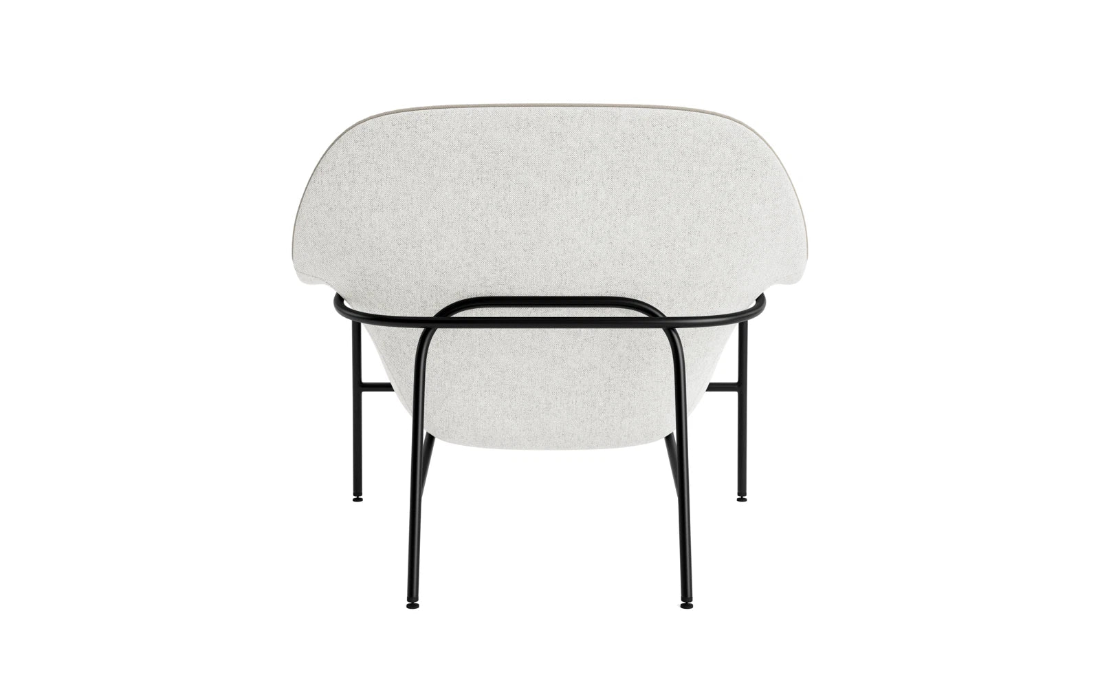 Drape Lounge-Sessel niedrig Schwarz stahl Hallingdal in Hallingdal 110 präsentiert im Onlineshop von KAQTU Design AG. Sessel ist von Normann Copenhagen
