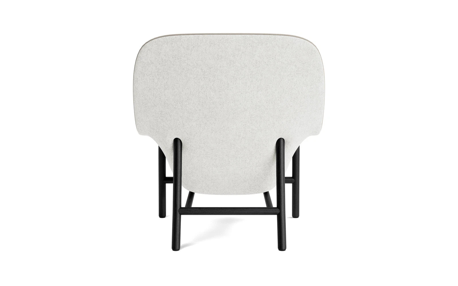 Drape Lounge-Sessel hoch schwarze Eiche Hallingdal in Hallingdal 110 präsentiert im Onlineshop von KAQTU Design AG. Sessel ist von Normann Copenhagen
