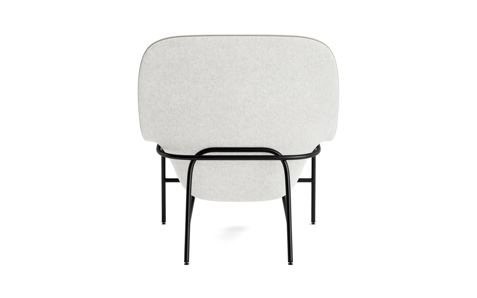 Drape Lounge-Sessel hoch schwarz Stahl Hallingdal in Hallingdal 110 präsentiert im Onlineshop von KAQTU Design AG. Sessel ist von Normann Copenhagen