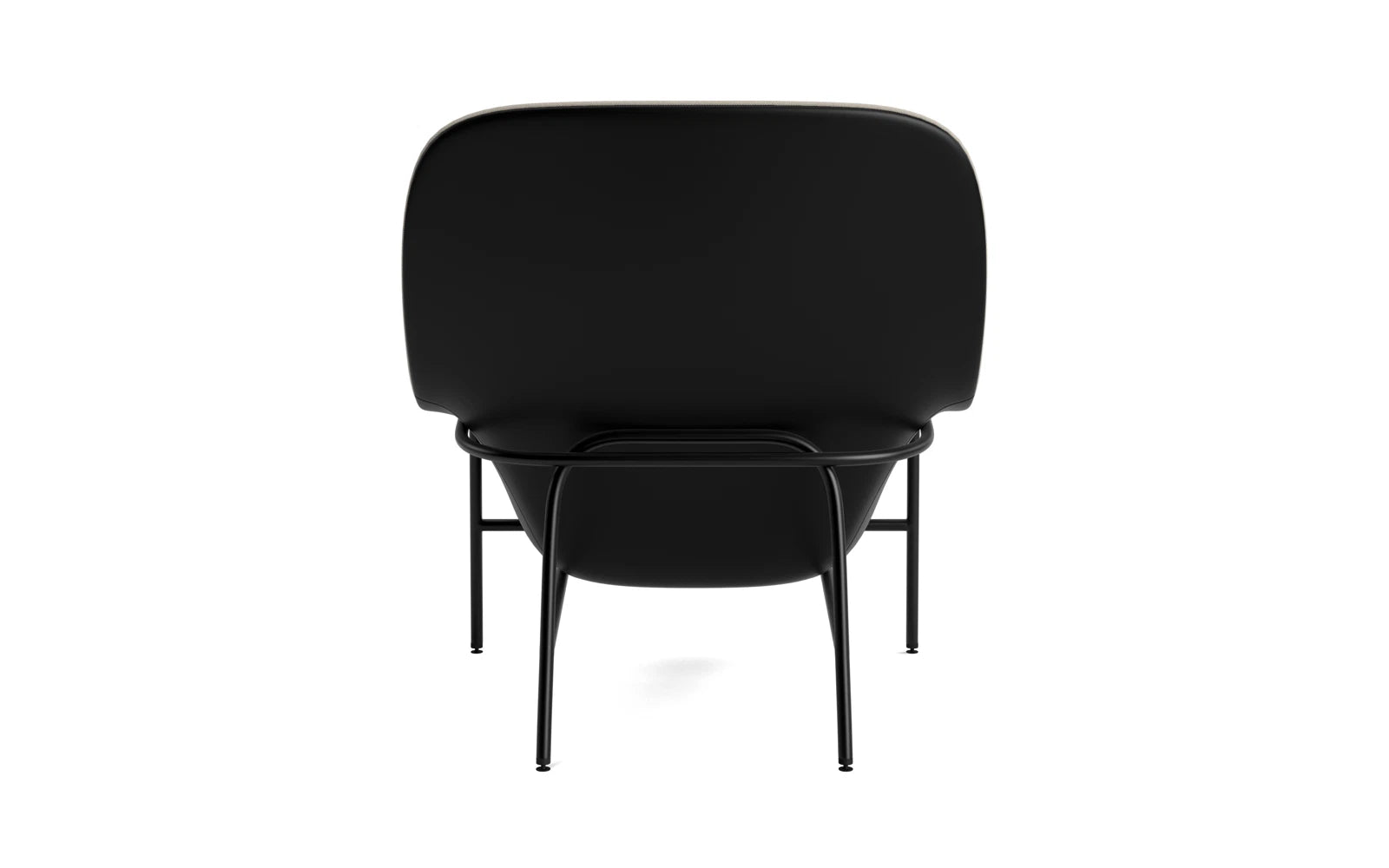 Drape Lounge-Sessel hoch schwarz Stahl Ultra in Ultra 41599 präsentiert im Onlineshop von KAQTU Design AG. Sessel ist von Normann Copenhagen