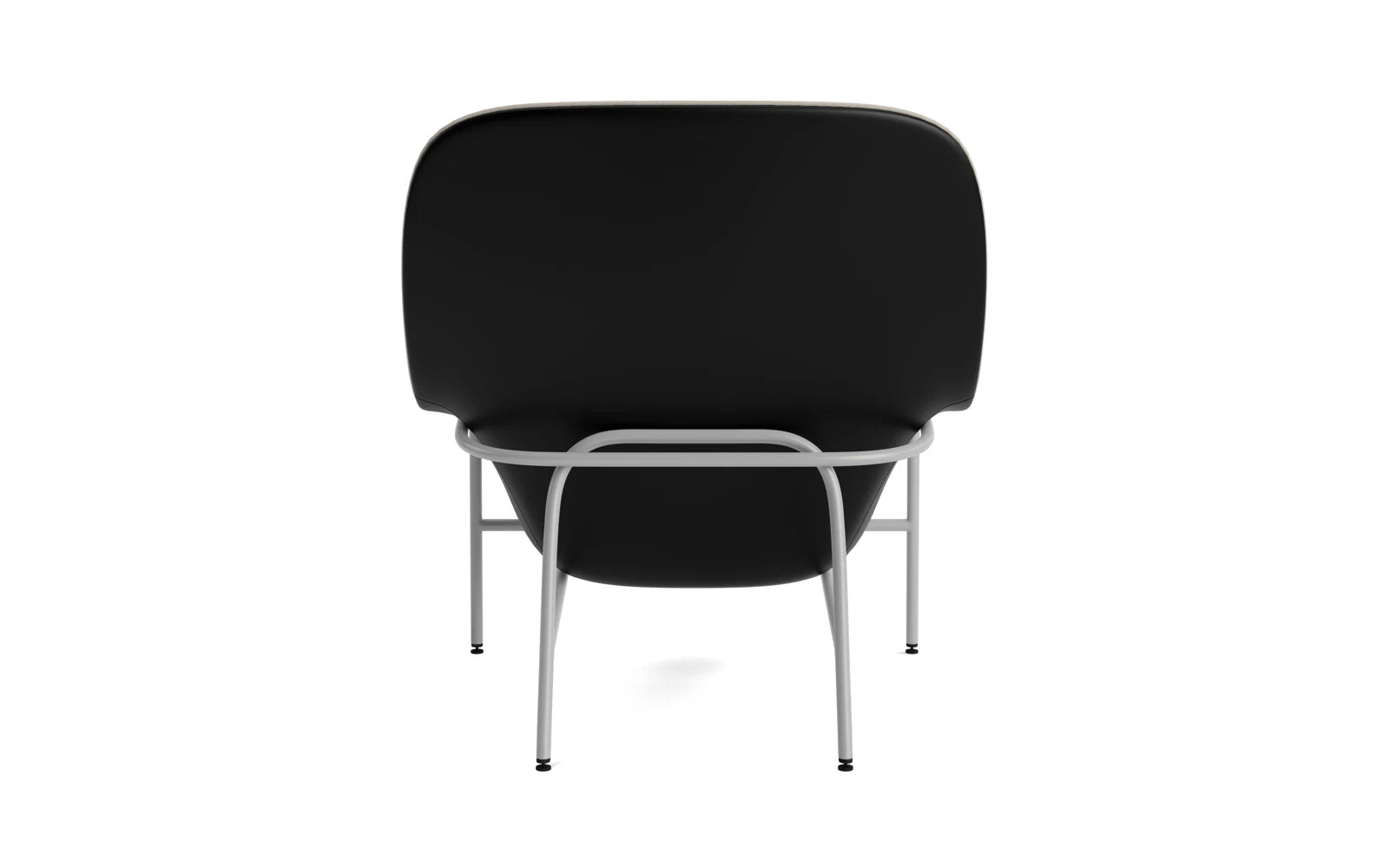 Drape Lounge-Sessel hoch mitt Kopfstütze grauem Stahl Ultra in Ultra 41599 präsentiert im Onlineshop von KAQTU Design AG. Sessel ist von Normann Copenhagen