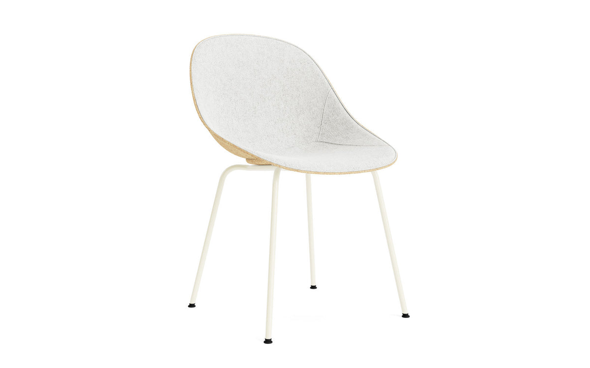 Mat Stuhl polster Hanffasern Creme stahl in Hallingdal 110 präsentiert im Onlineshop von KAQTU Design AG. Stuhl ist von Normann Copenhagen