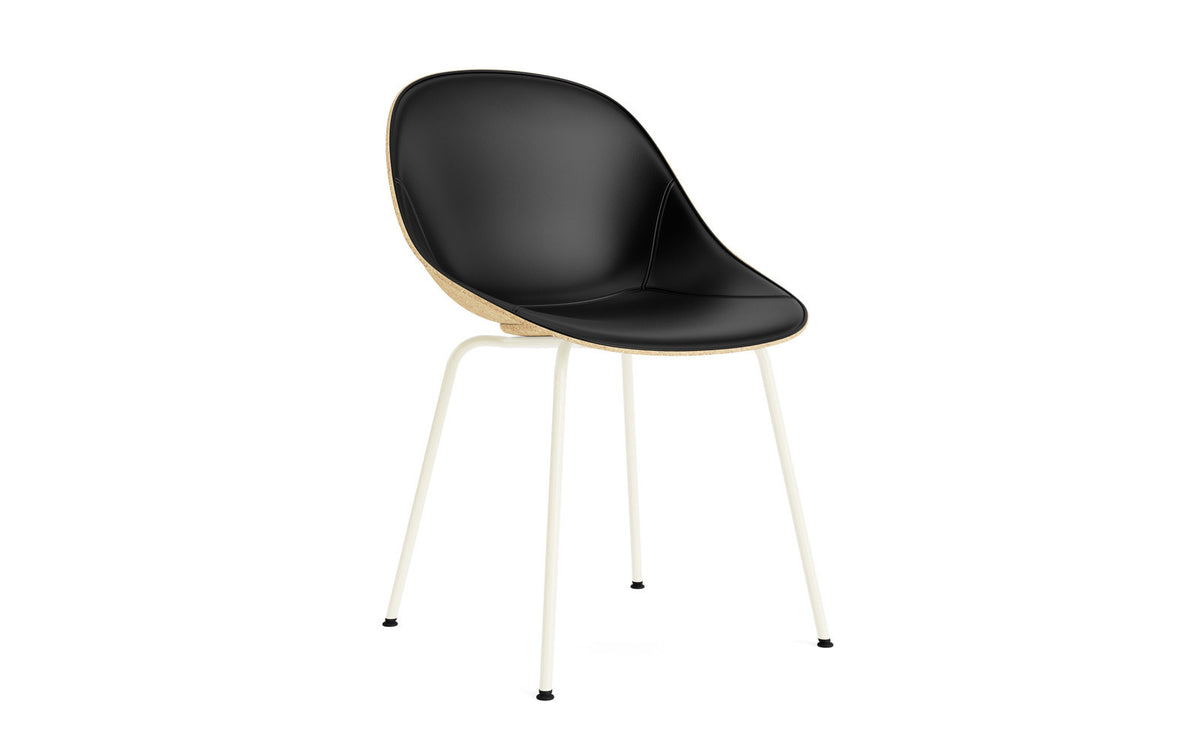 Mat Stuhl polster Hanffasern Creme stahl in Ultra 41599 präsentiert im Onlineshop von KAQTU Design AG. Stuhl ist von Normann Copenhagen