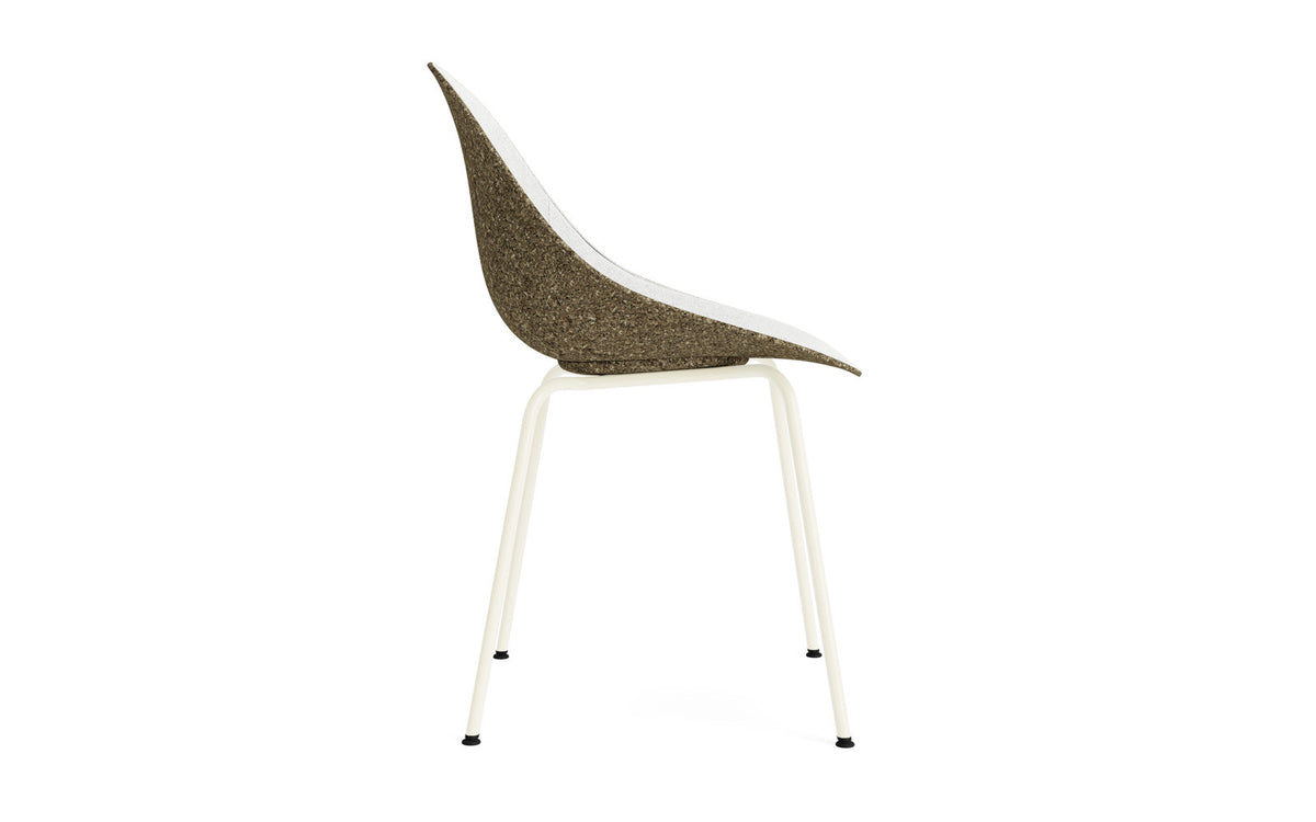 Mat Stuhl polster Seegras Creme stahl in Hallingdal 110 präsentiert im Onlineshop von KAQTU Design AG. Stuhl ist von Normann Copenhagen
