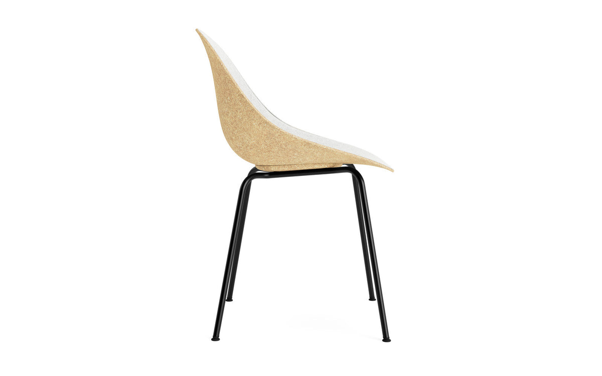 Mat Stuhl polster Hanffasern Schwartz stahl in Hallingdal 110 präsentiert im Onlineshop von KAQTU Design AG. Stuhl ist von Normann Copenhagen