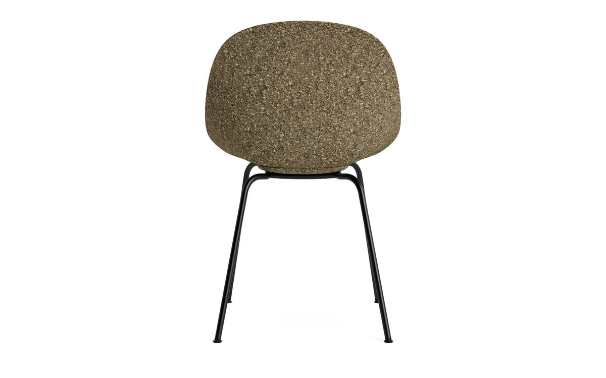 Mat Stuhl polster Seegras Schwartz stahl in Hallingdal 110 präsentiert im Onlineshop von KAQTU Design AG. Stuhl ist von Normann Copenhagen