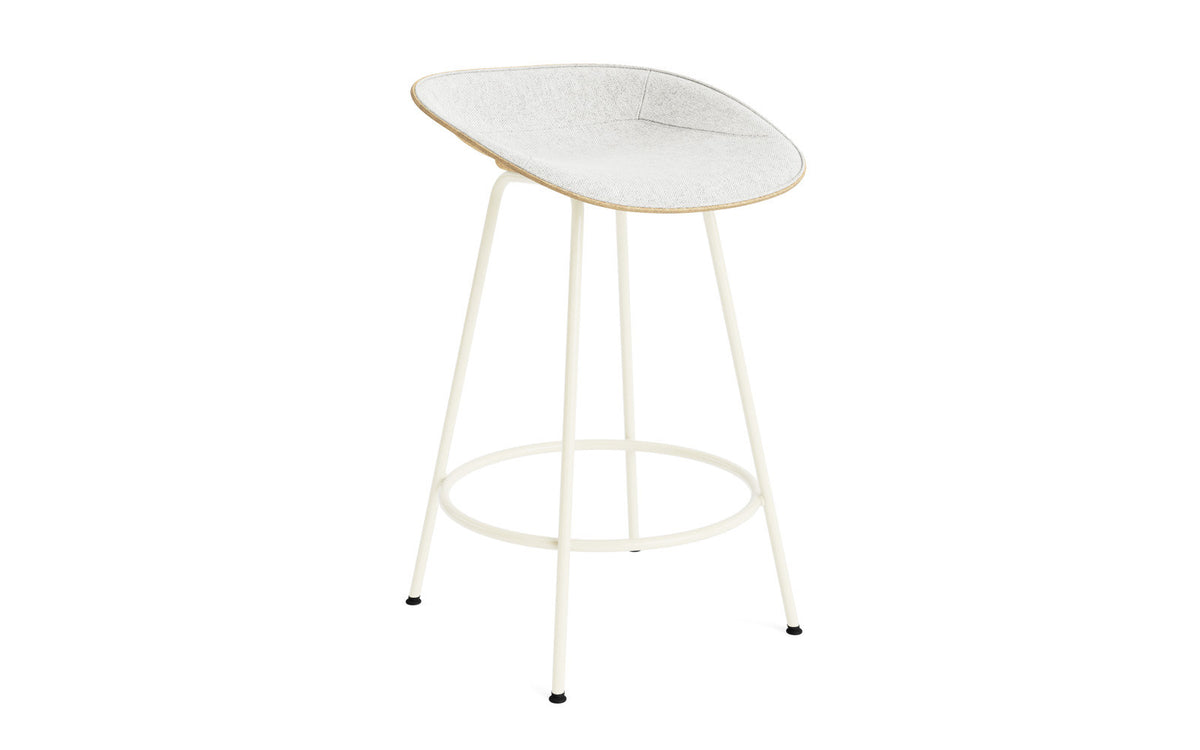 Mat Barstuhl 65 cm Frontpolster Hanffasern creme Stahl in Hallingdal 110 präsentiert im Onlineshop von KAQTU Design AG. Barstuhl ist von Normann Copenhagen