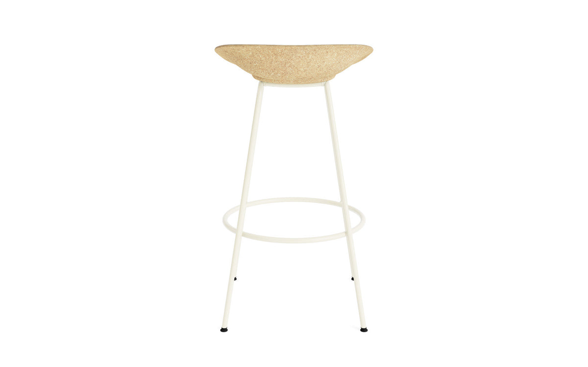 Mat Barstuhl 75 cm Frontpolster Hanffasern creme Stahl in Remix 133 präsentiert im Onlineshop von KAQTU Design AG. Barstuhl ist von Normann Copenhagen