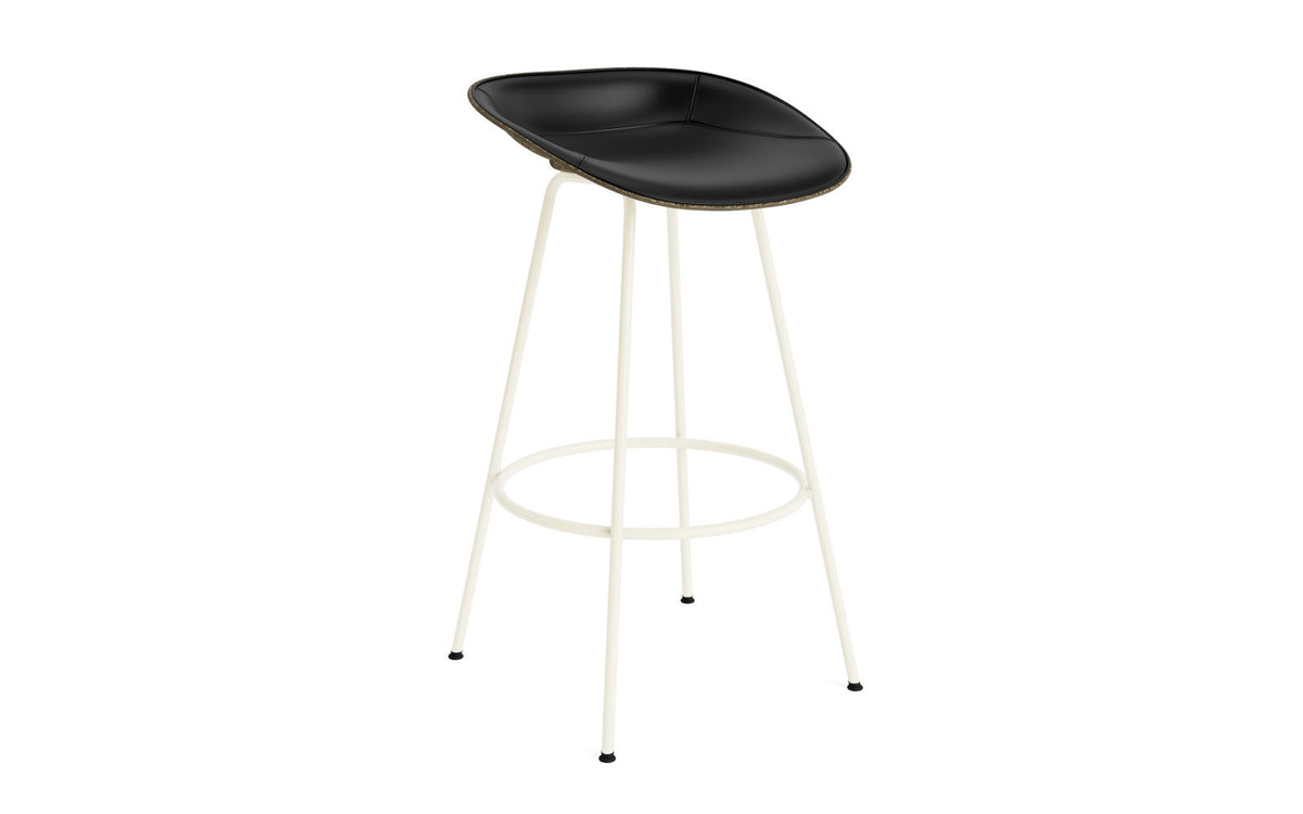 Mat Barstuhl 75 cm Frontpolster Seegras creme Stahl in Ultra 41599 präsentiert im Onlineshop von KAQTU Design AG. Barstuhl ist von Normann Copenhagen