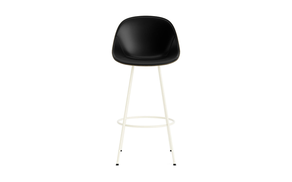 Mat Barstuhl 75 cm Frontpolster Seegras creme Stahl in Ultra 41599 präsentiert im Onlineshop von KAQTU Design AG. Barstuhl ist von Normann Copenhagen