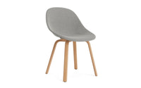 Mat chair fully upholstered in beech wood