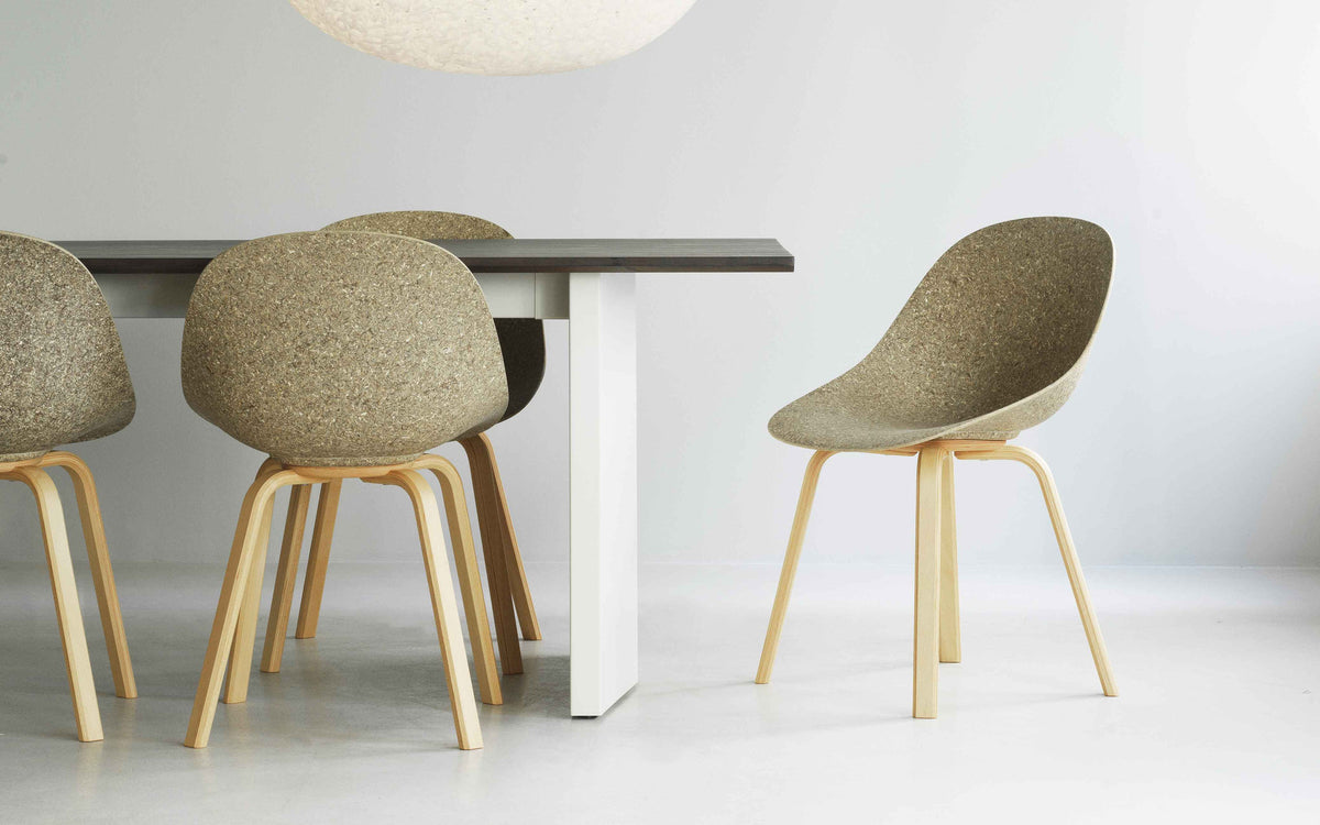 Mat Stuhl vollpolster Buchenholz in Ultra 41599 präsentiert im Onlineshop von KAQTU Design AG. Stuhl ist von Normann Copenhagen