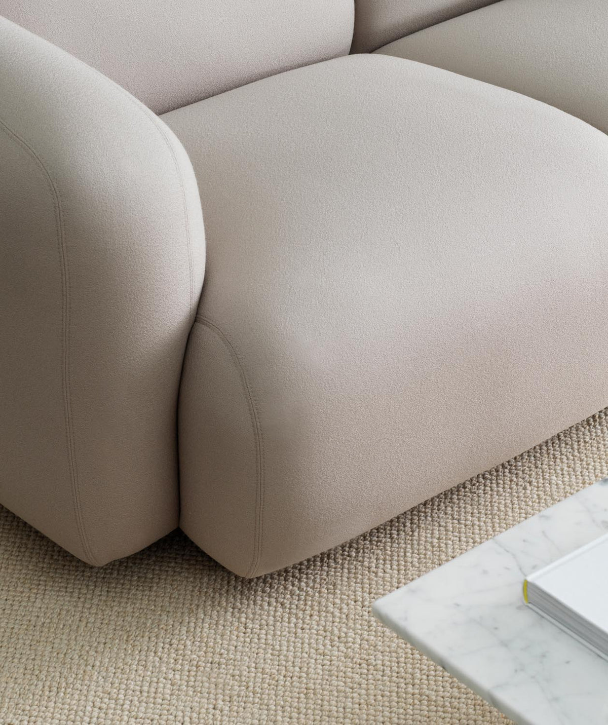 Swell modulares Sofa 2-Sitzer in Hallingdal 110 präsentiert im Onlineshop von KAQTU Design AG. 2er Sofa ist von Normann Copenhagen