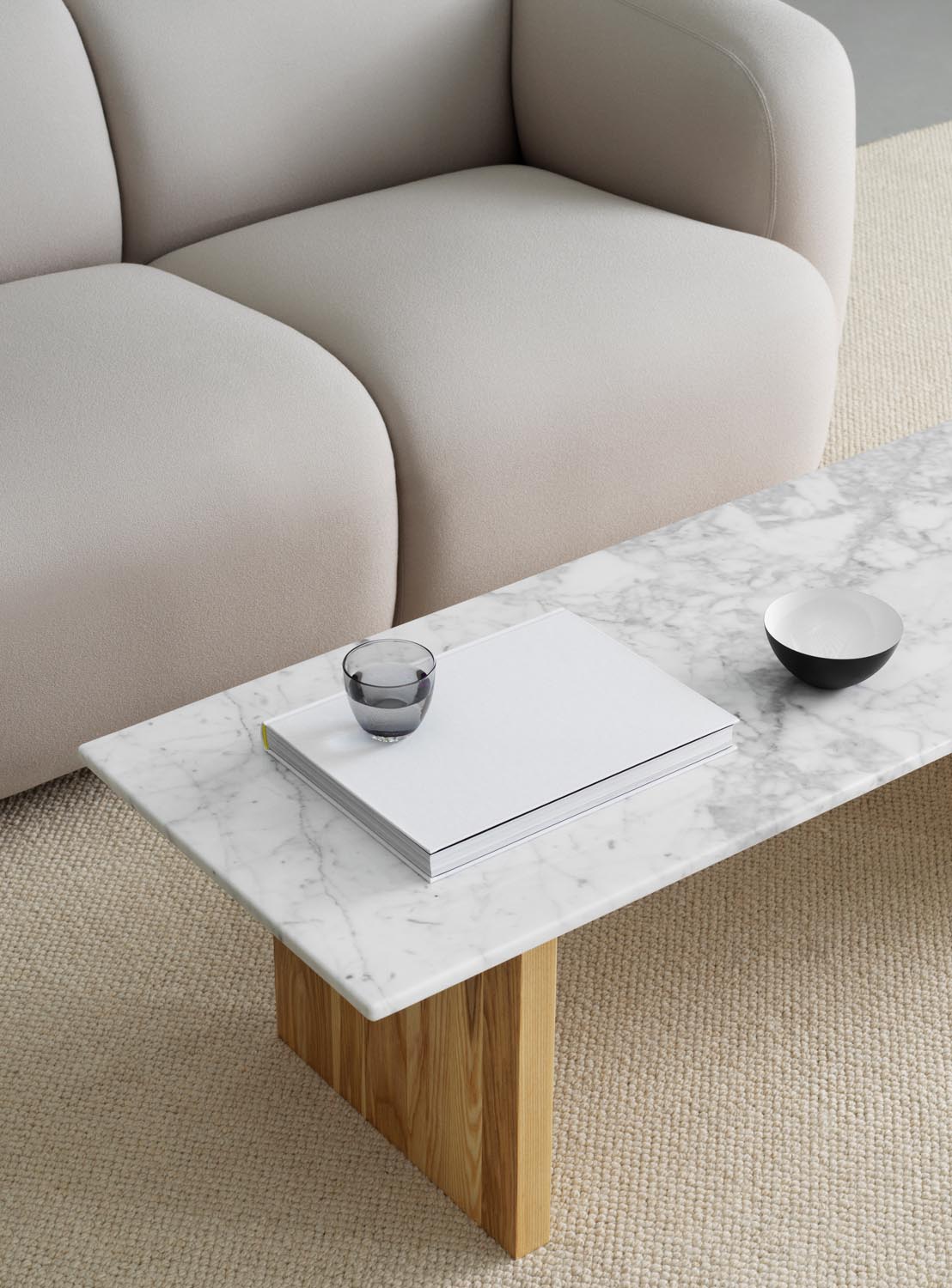 Swell modulares Sofa 2-Sitzer in Ultra 41599 präsentiert im Onlineshop von KAQTU Design AG. 2er Sofa ist von Normann Copenhagen