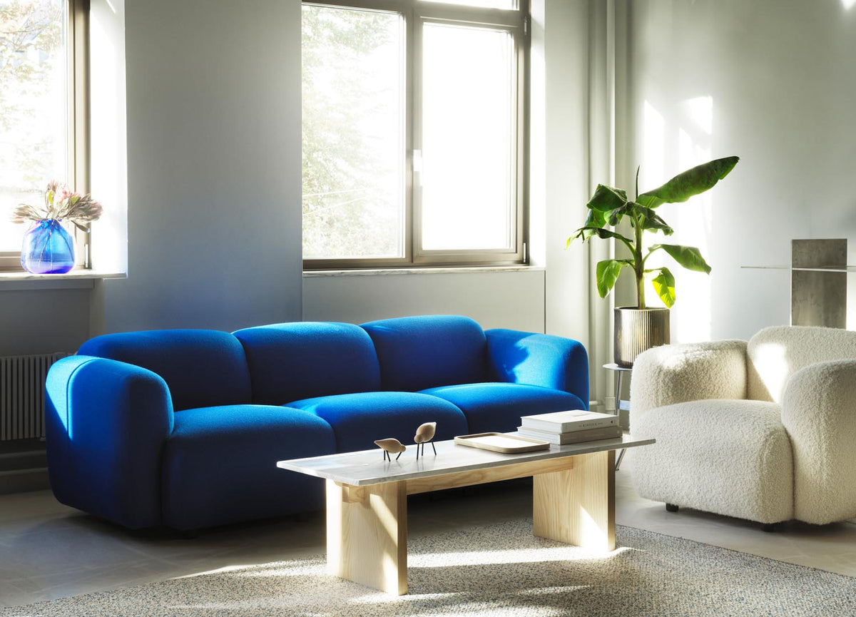 Swell modulares Sofa 3-Sitzer in Ultra 41599 präsentiert im Onlineshop von KAQTU Design AG. 3er Sofa ist von Normann Copenhagen