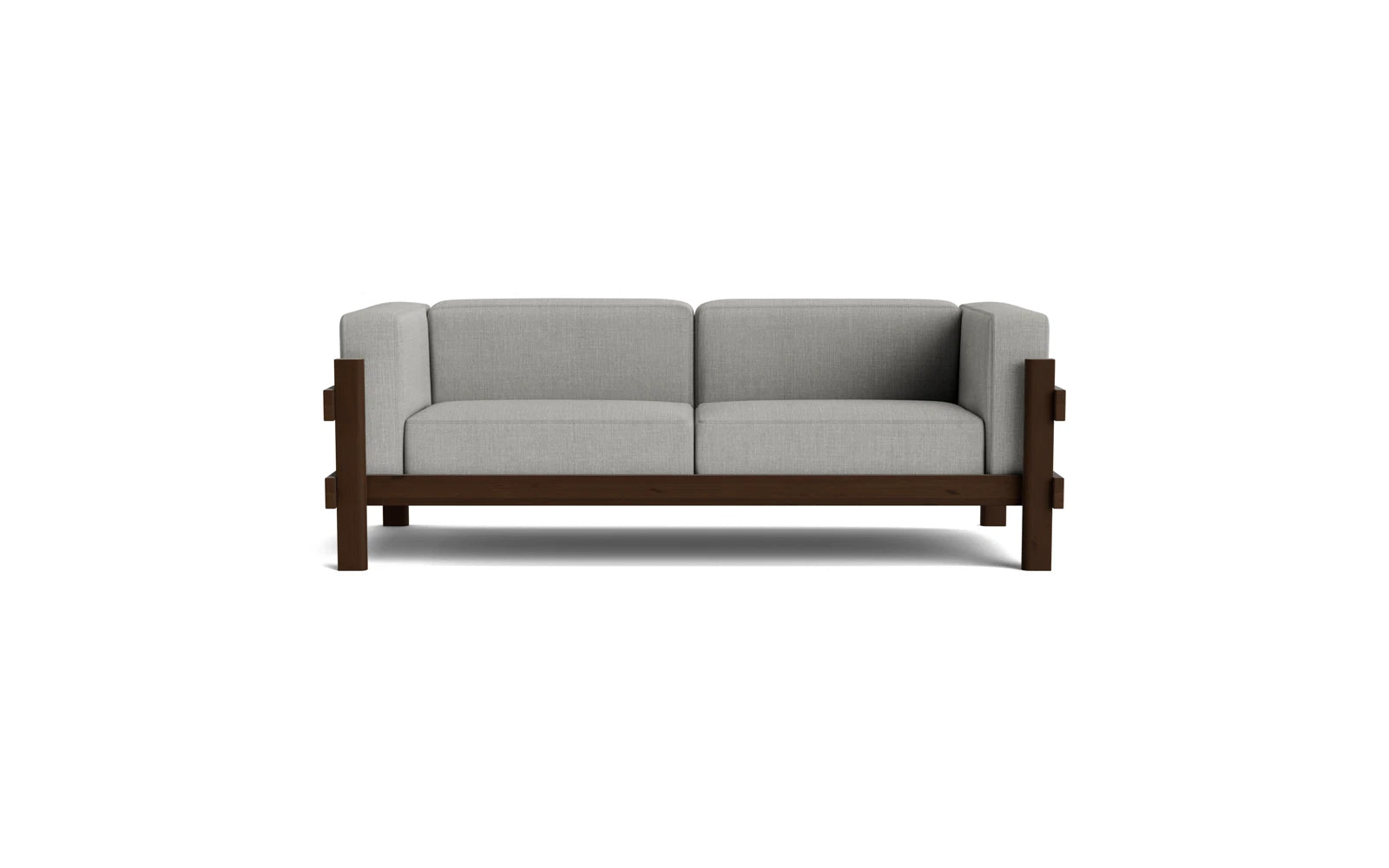 Kube Sofa 3-Sitzen Dunkelbraun in  präsentiert im Onlineshop von KAQTU Design AG. 3er Sofa ist von Normann Copenhagen