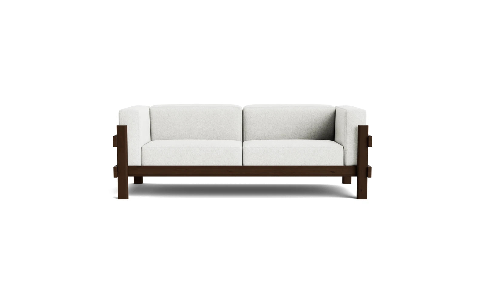 Kube Sofa 3-Sitzen Dunkelbraun in  präsentiert im Onlineshop von KAQTU Design AG. 3er Sofa ist von Normann Copenhagen
