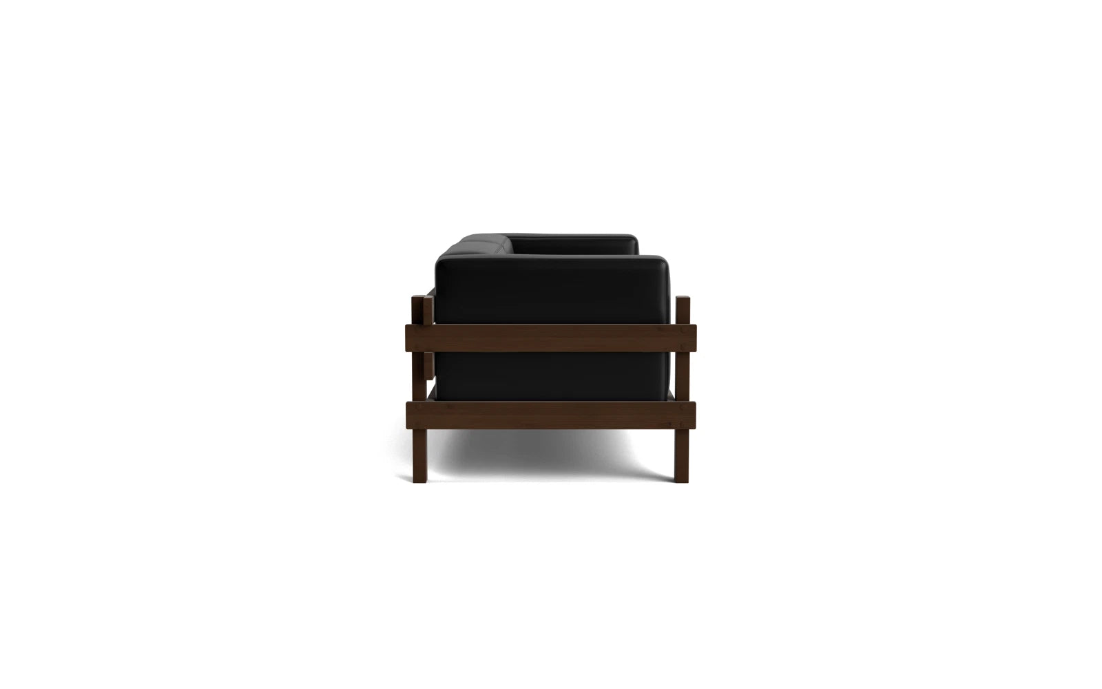 Kube Sofa 3-Sitzen Dunkelbraun in  präsentiert im Onlineshop von KAQTU Design AG. 3er Sofa ist von Normann Copenhagen