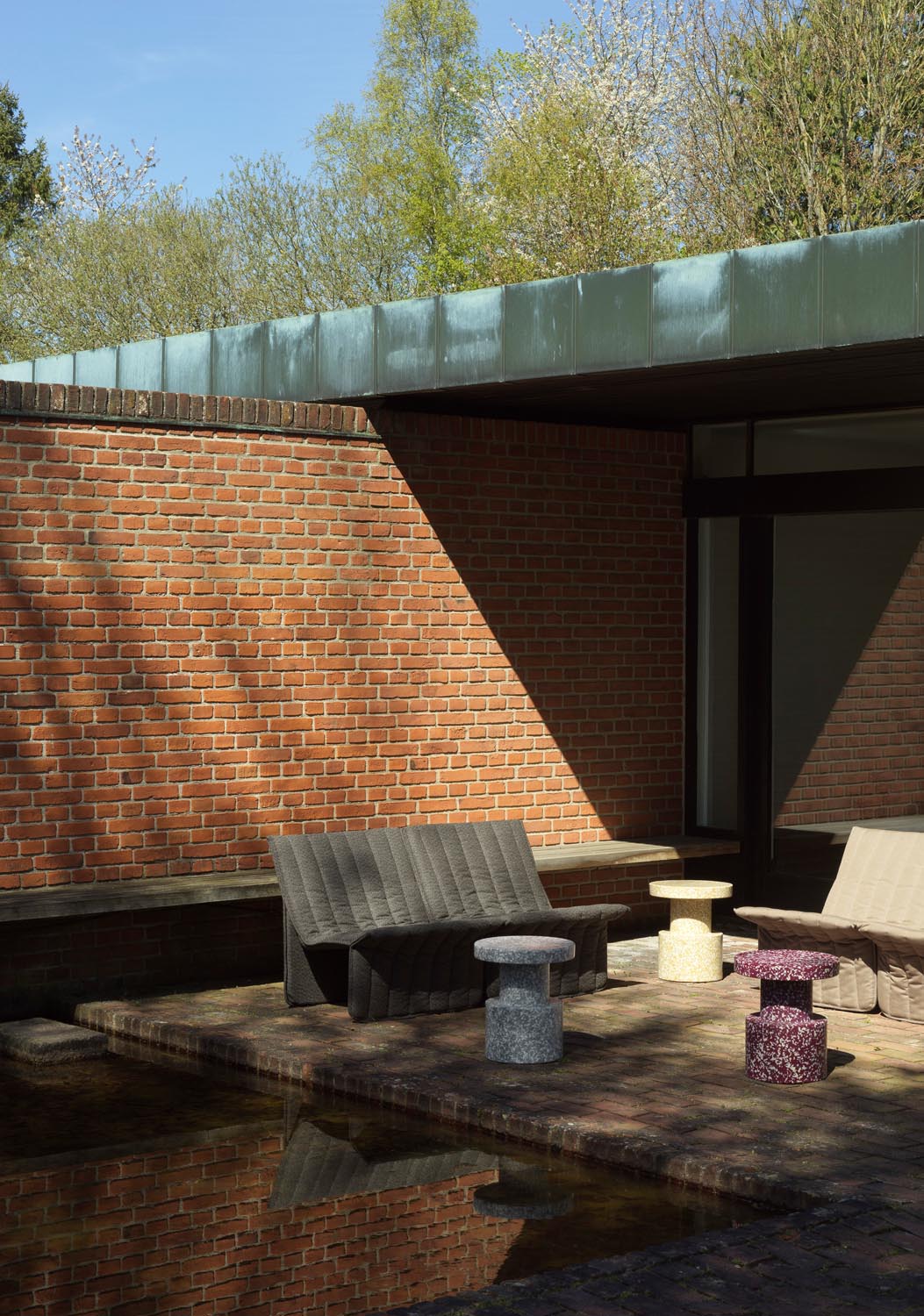 Limit Lounge-Sessel Outdoor Natté in  präsentiert im Onlineshop von KAQTU Design AG. Gartensessel ist von Normann Copenhagen