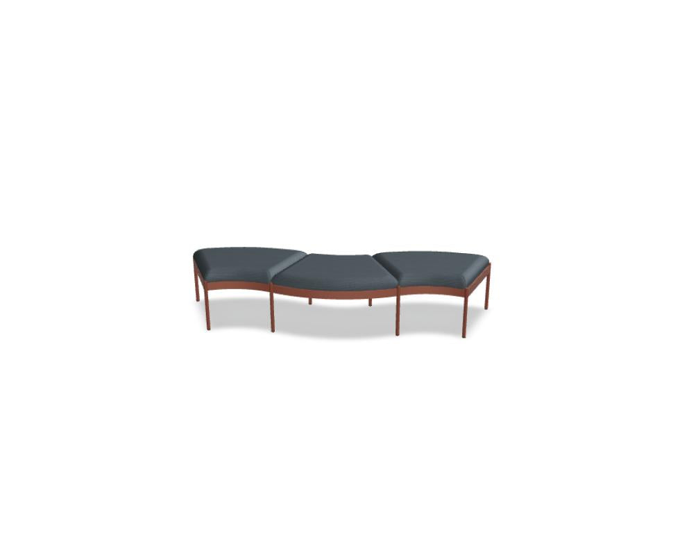 Nora NOR405 - Modulares Sitzsystem in Ziegelrot präsentiert im Onlineshop von KAQTU Design AG. Sofa ist von Mdd