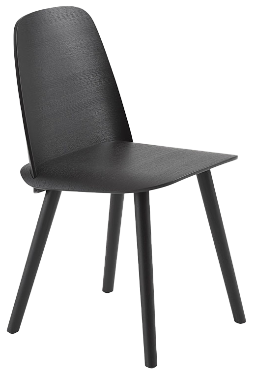 Nerd Stuhl in Schwarz präsentiert im Onlineshop von KAQTU Design AG. Stuhl ist von Muuto