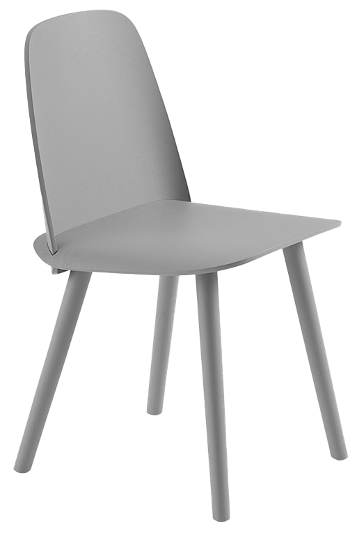 Nerd Stuhl in Grau präsentiert im Onlineshop von KAQTU Design AG. Stuhl ist von Muuto