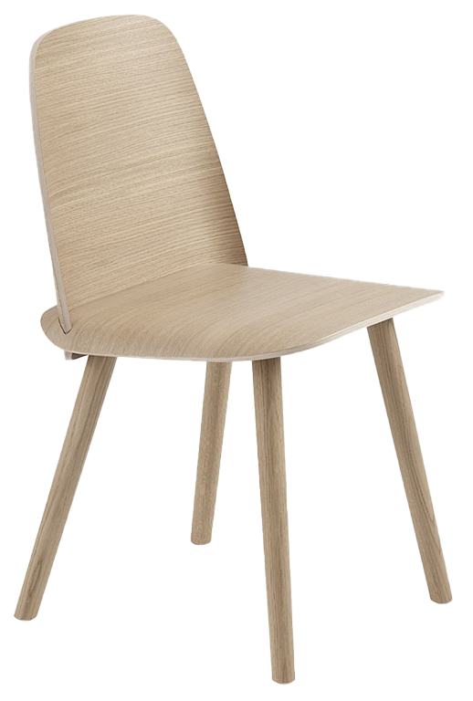 Nerd Stuhl in Eiche präsentiert im Onlineshop von KAQTU Design AG. Stuhl ist von Muuto