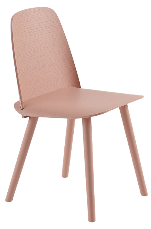 Nerd Stuhl in Rosa präsentiert im Onlineshop von KAQTU Design AG. Stuhl ist von Muuto