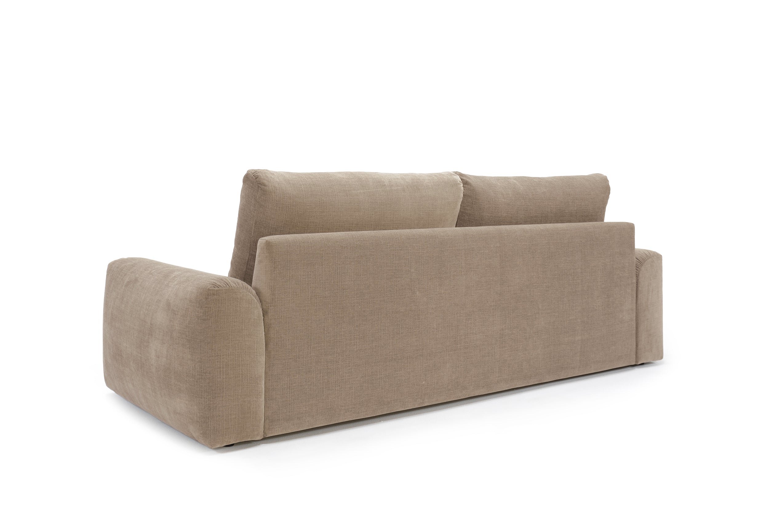 Norum Schlafsofa mit Chunky-Armlehnen in 417 Esina Mocha präsentiert im Onlineshop von KAQTU Design AG. Bettsofa ist von Innovation Living