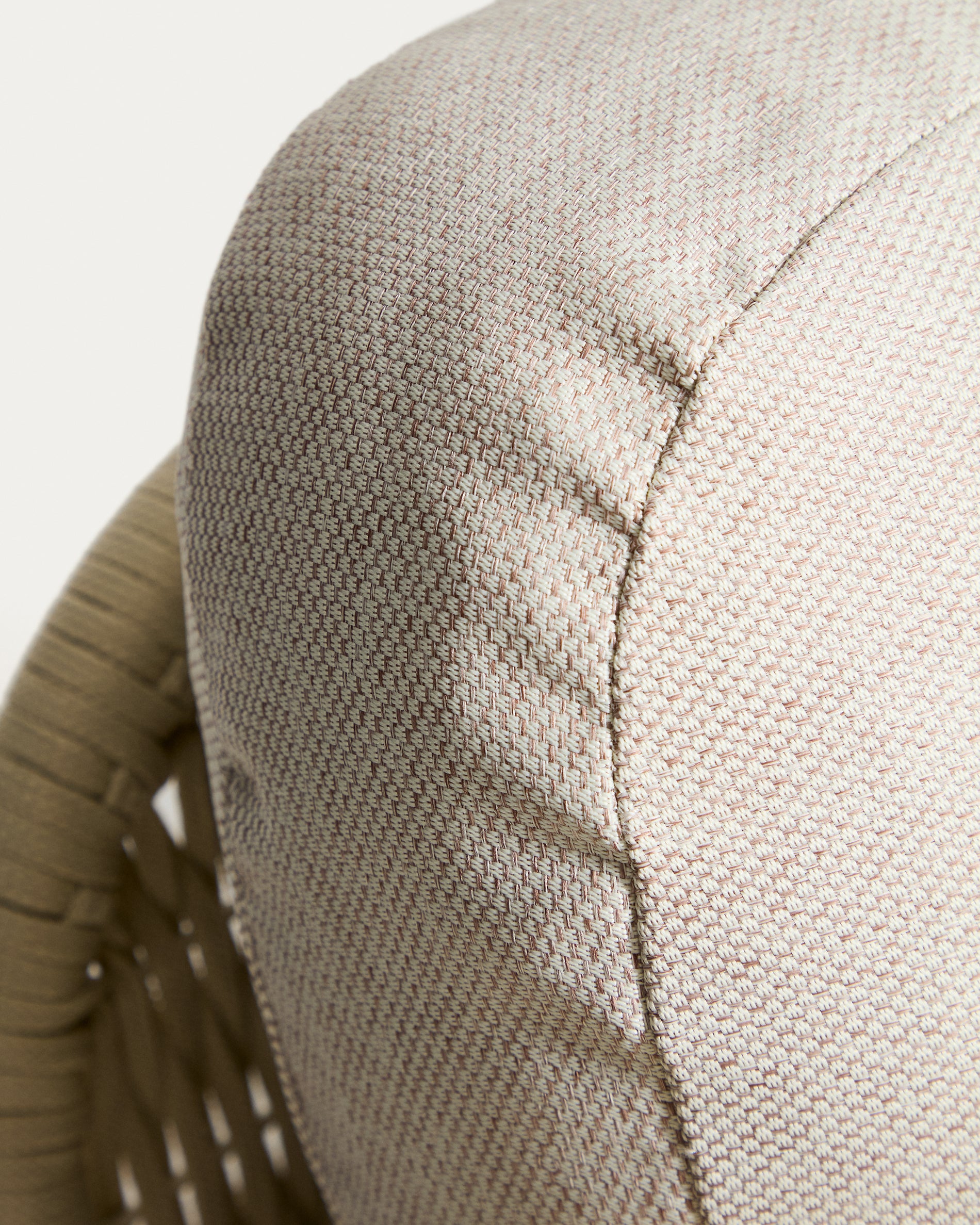 3-Sitzer-Sofa Alipa aus massivem Akazienholz und ecrufarbenem Seil, 235 cm in Ecru präsentiert im Onlineshop von KAQTU Design AG. Loungesofa ist von Kave Home