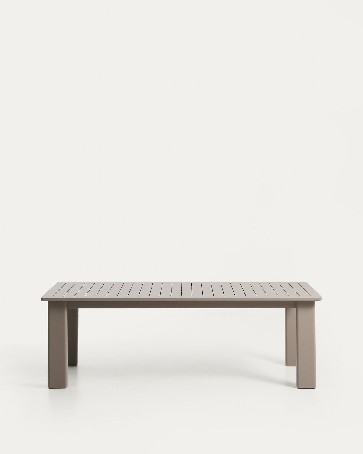 Ausziehtisch Livorno aus Aluminium in Taupe 233(350) x 100 cm in Taupe, Beige, Ecru präsentiert im Onlineshop von KAQTU Design AG. Gartentisch ist von Kave Home