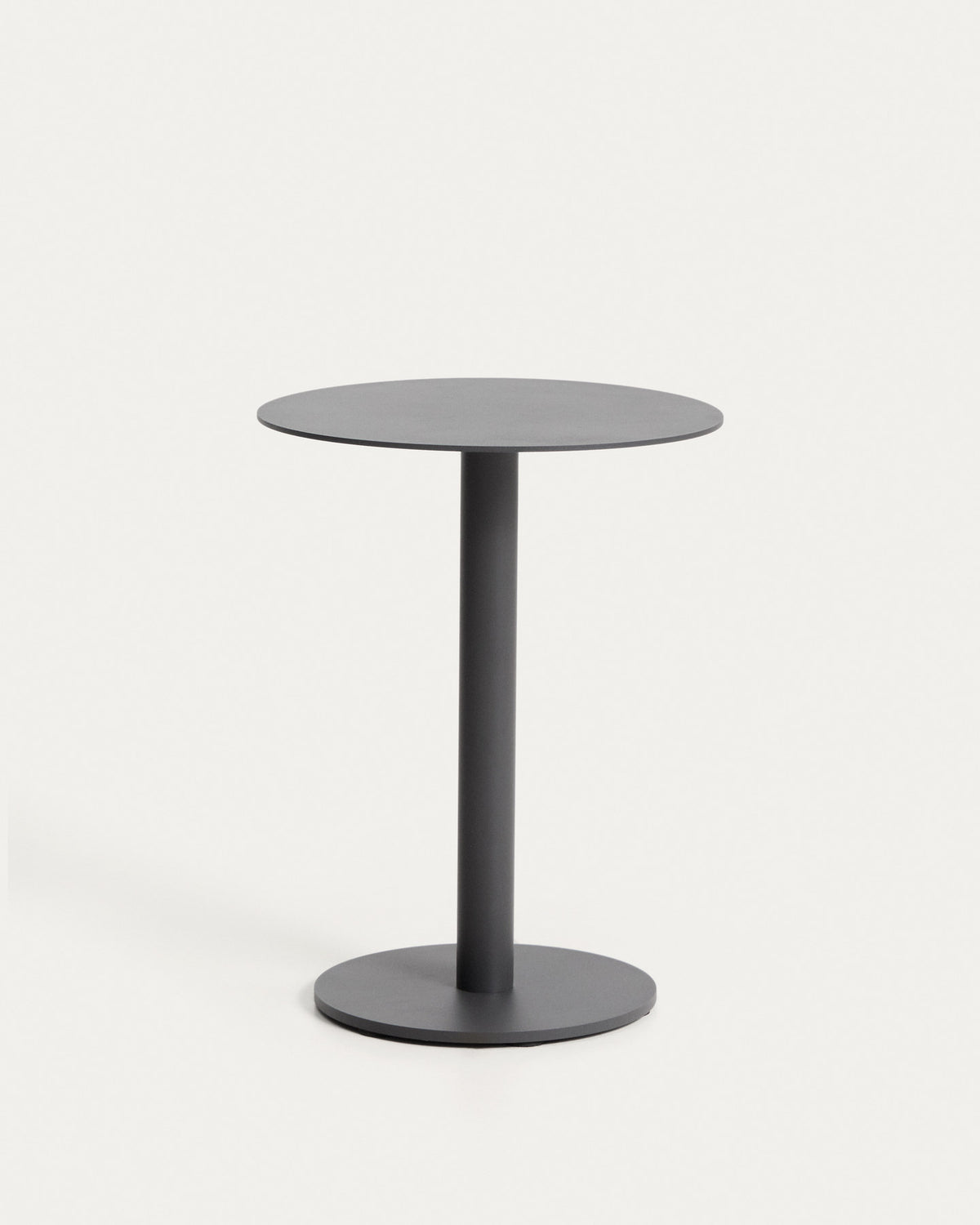 Beistelltisch Asinara aus graphitgrauem Aluminium, Ø 40 cm in Graphit, Grau, Schwarz präsentiert im Onlineshop von KAQTU Design AG. Beistelltisch Outdoor ist von Kave Home