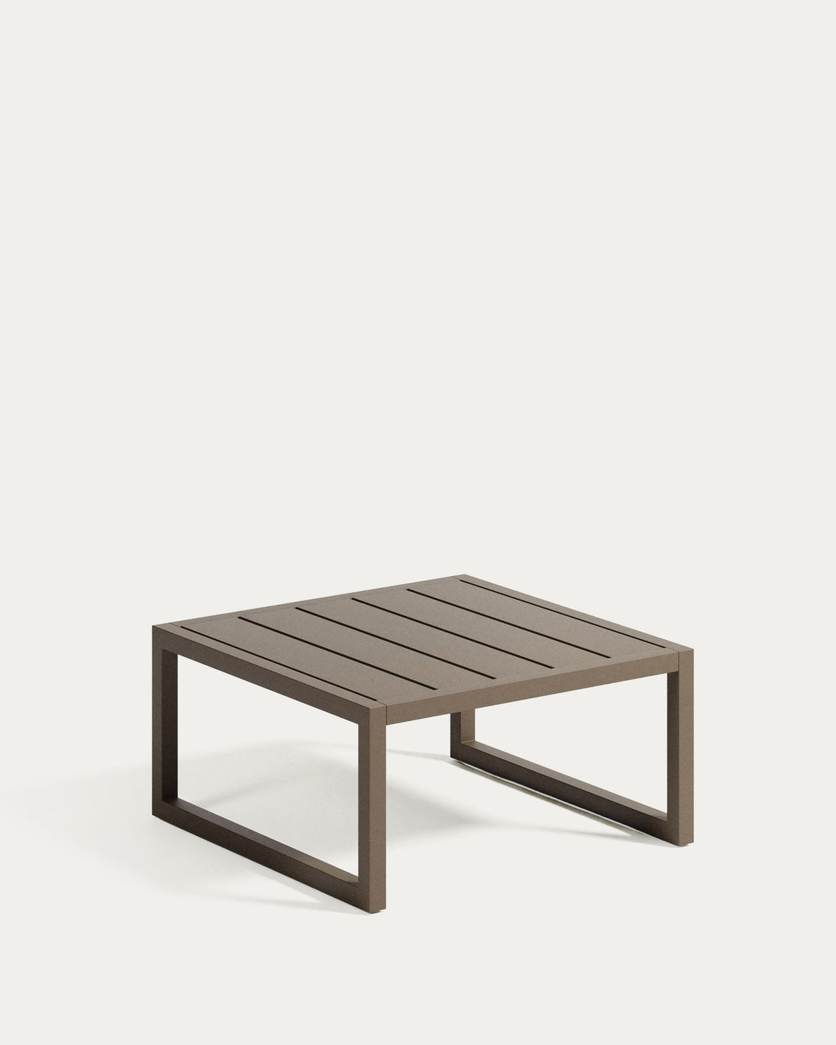 Beistelltisch Comova 100% outdoor aus Aluminium grün 60 x 60 cm in Grün präsentiert im Onlineshop von KAQTU Design AG. Loungetisch ist von Kave Home