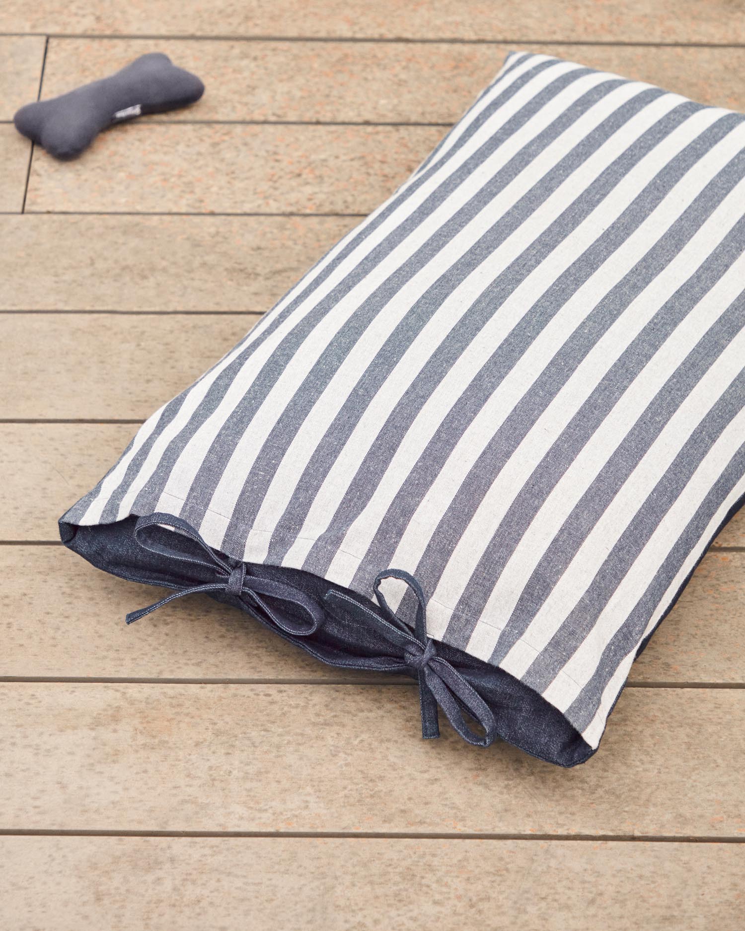 Tabby Kissen 100% Baumwolle kombiniert Streifen 40 x 60 cm