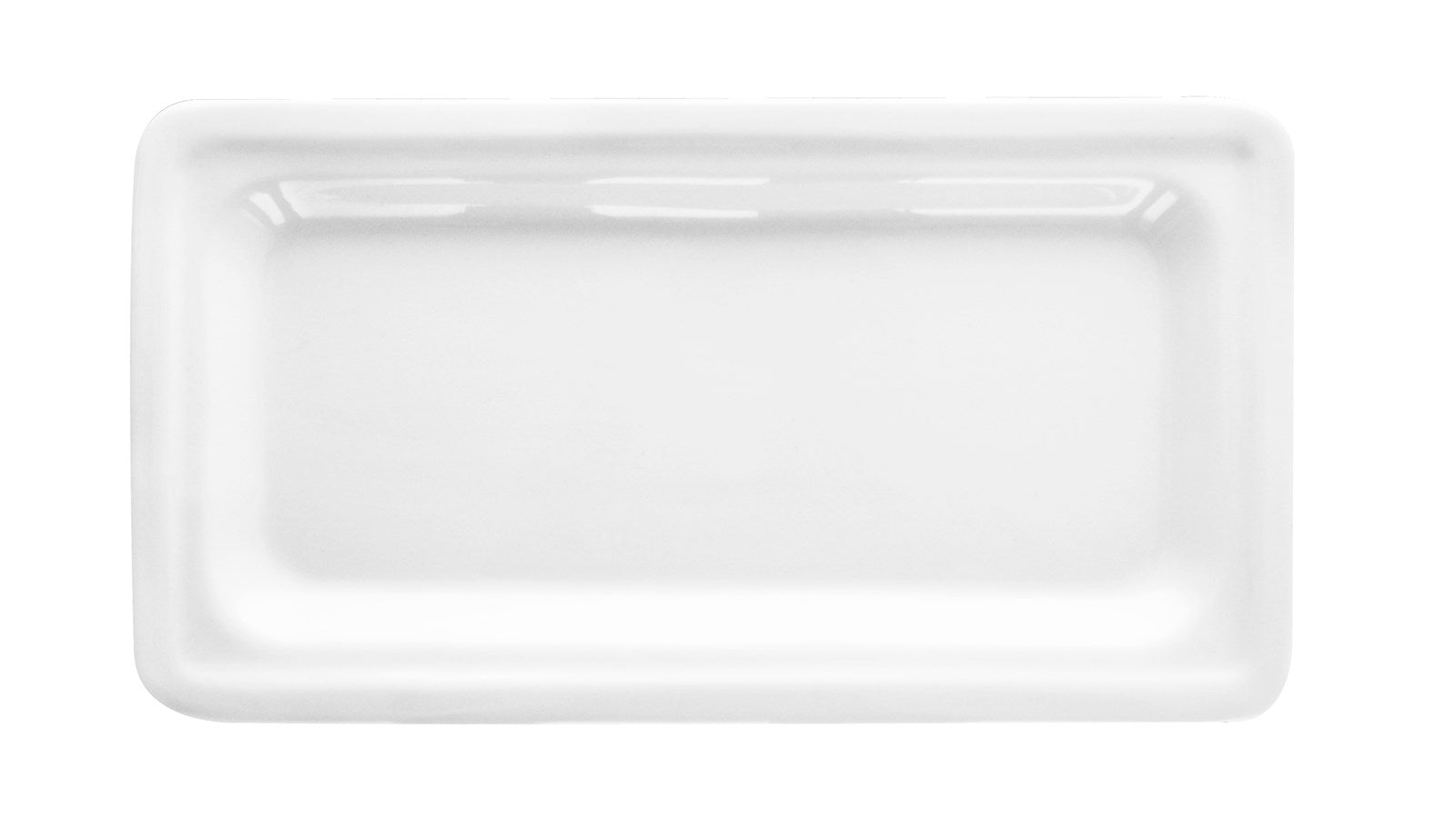 Buffet GN Schalen Porzellan 1/3 32.5x17.6cm H2.5cm in Weiss präsentiert im Onlineshop von KAQTU Design AG. Schale ist von Diverse