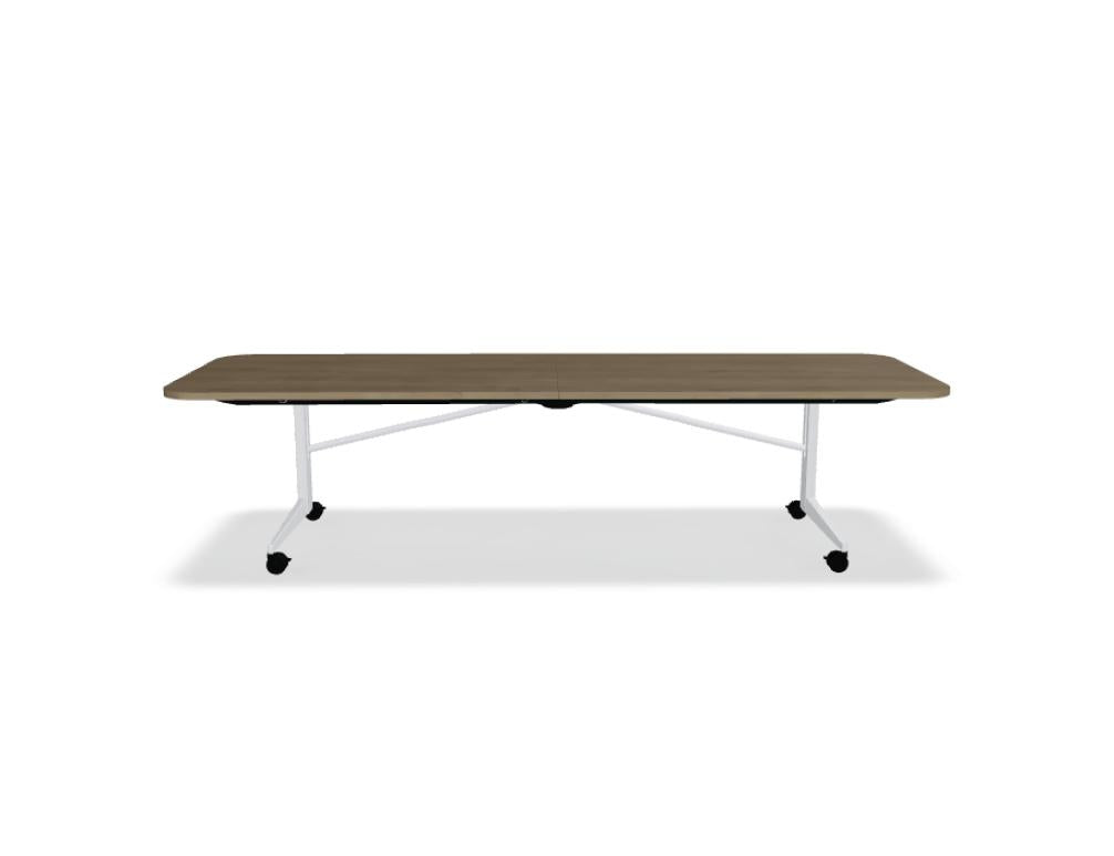 Plex PXZ04 - Klapptisch trocken abwischbar in Honigeiche präsentiert im Onlineshop von KAQTU Design AG. Konferenztisch ist von Mdd