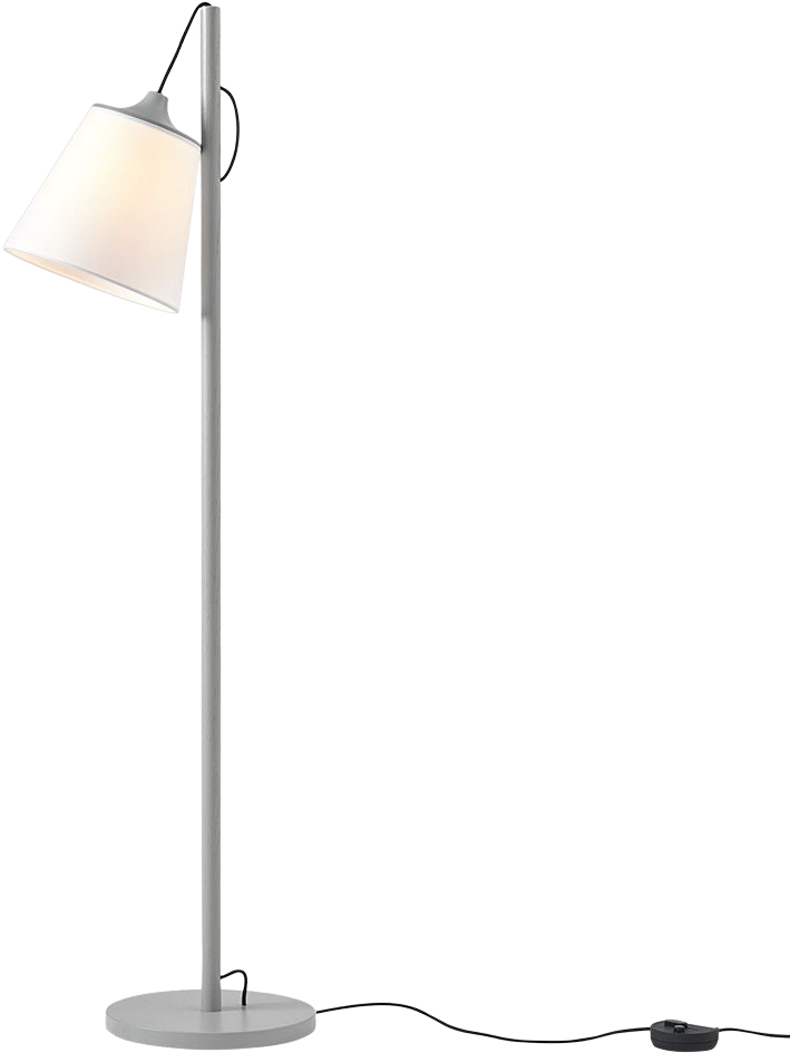 Pull Floor Lamp in Grau / Weiss präsentiert im Onlineshop von KAQTU Design AG. Stehleuchte ist von Muuto