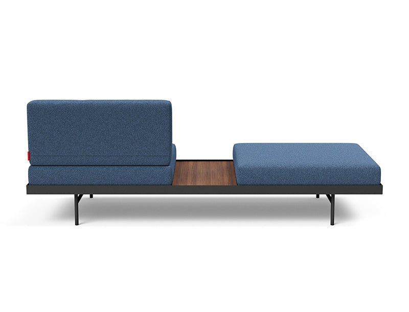 Puri Klappsofa mit Tisch in Blau 537 präsentiert im Onlineshop von KAQTU Design AG. Bettsofa ist von Innovation Living