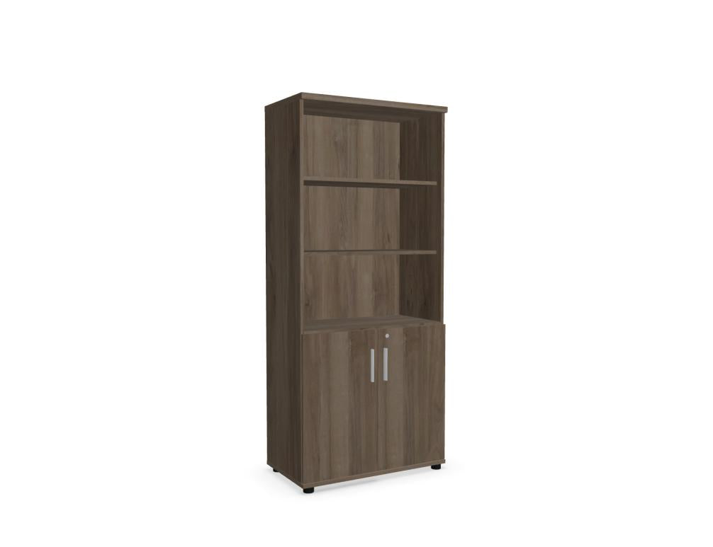 Quando Q54 - Halbregal in Kanadische Eiche präsentiert im Onlineshop von KAQTU Design AG. Standregal ist von Mdd