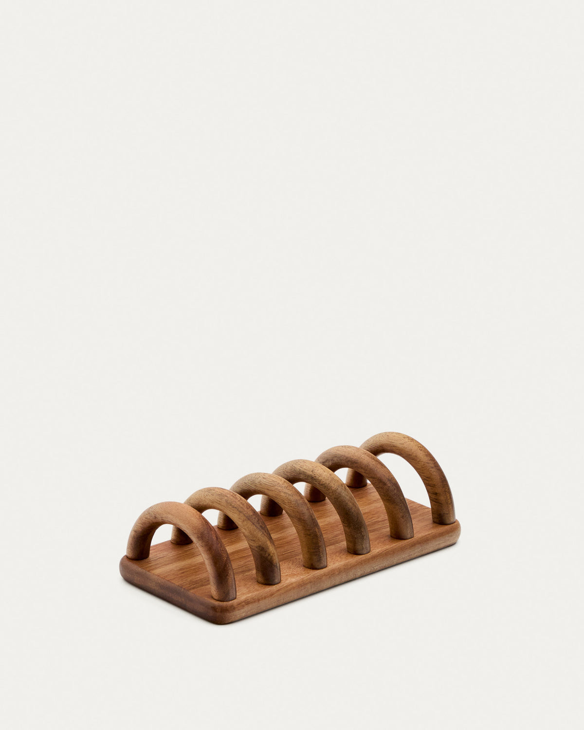 Toastständer Nukha aus Akazienholz, FSC 100 %. in Natur präsentiert im Onlineshop von KAQTU Design AG. Tablett ist von Kave Home