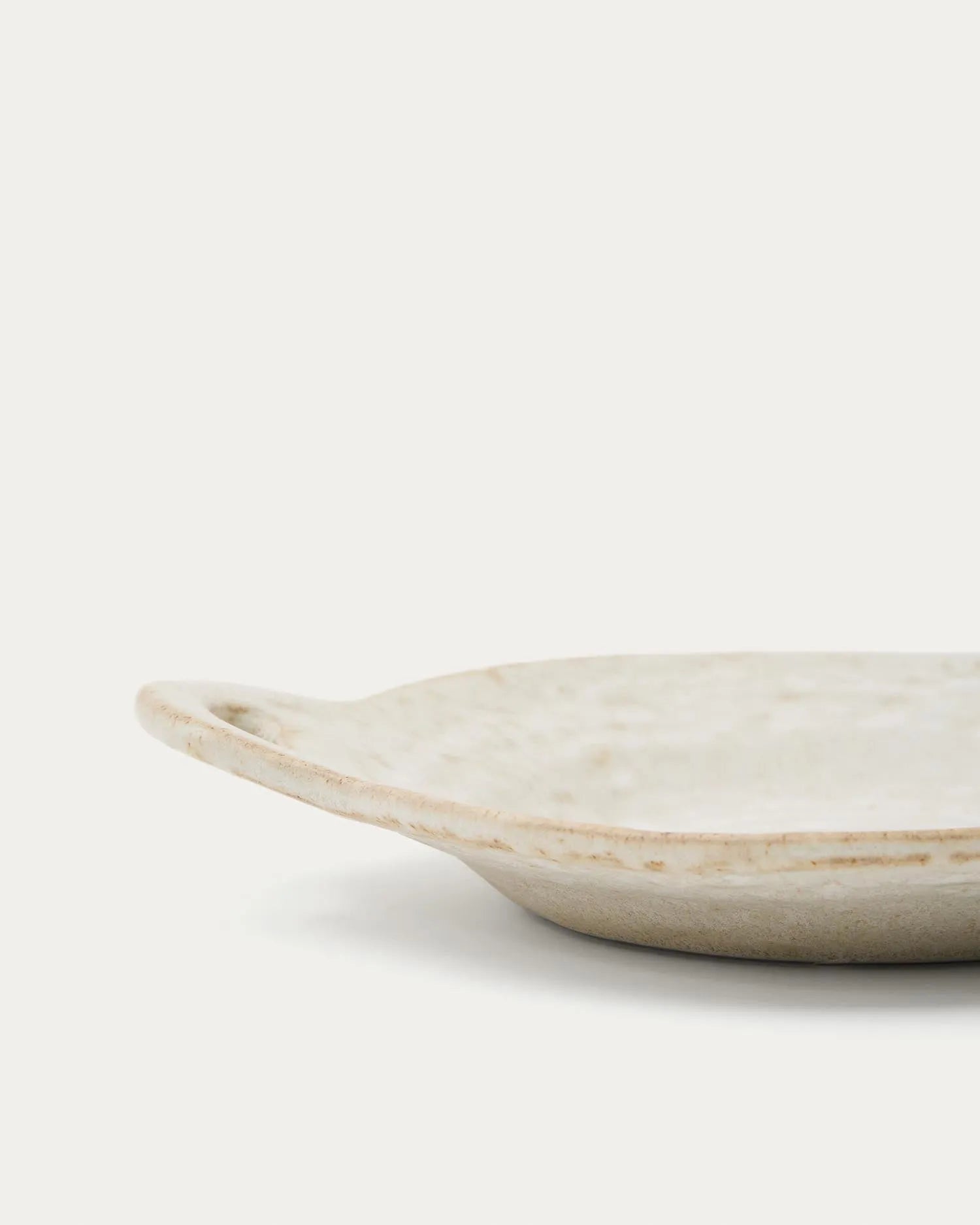 Kleine Obstschale Zunel aus beiger Keramik in Beige präsentiert im Onlineshop von KAQTU Design AG. Schale ist von Kave Home