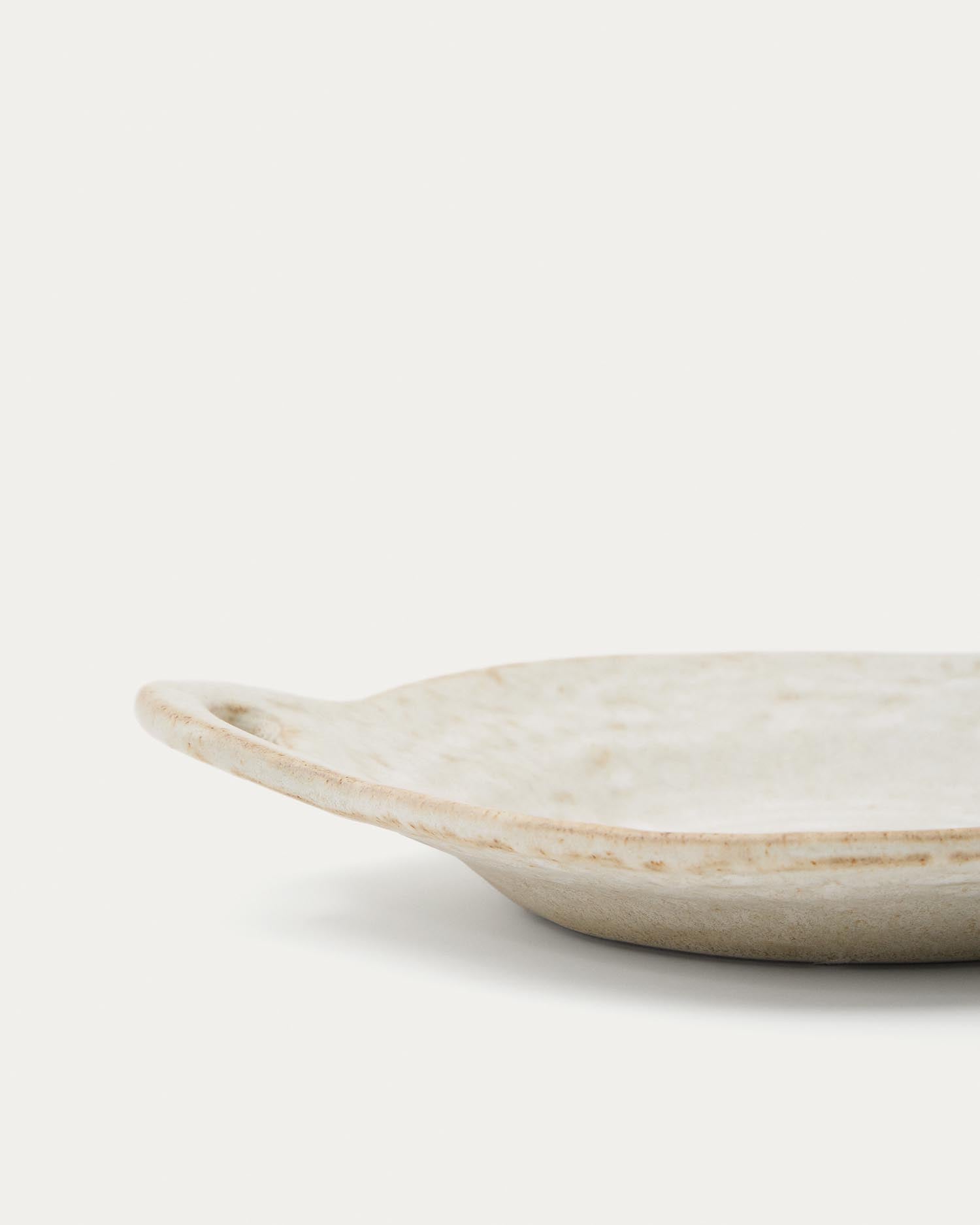 Kleine Obstschale Zunel aus beiger Keramik in Beige präsentiert im Onlineshop von KAQTU Design AG. Schale ist von Kave Home